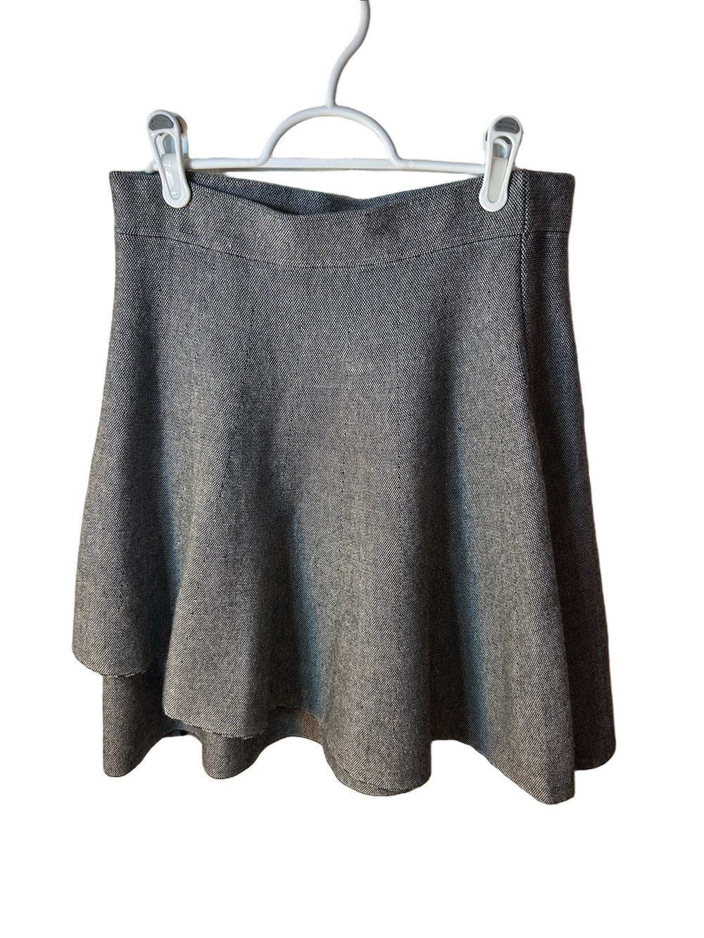 Saks Fifth Avenue grey marl flippy skater skirt 
 A-Line Flared Women's Skirt L